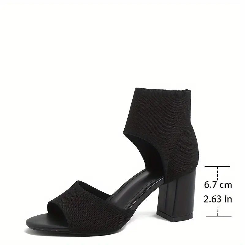 Sandali eleganti con tacco 6,7cm - Soletta memory foam ortopedica - July