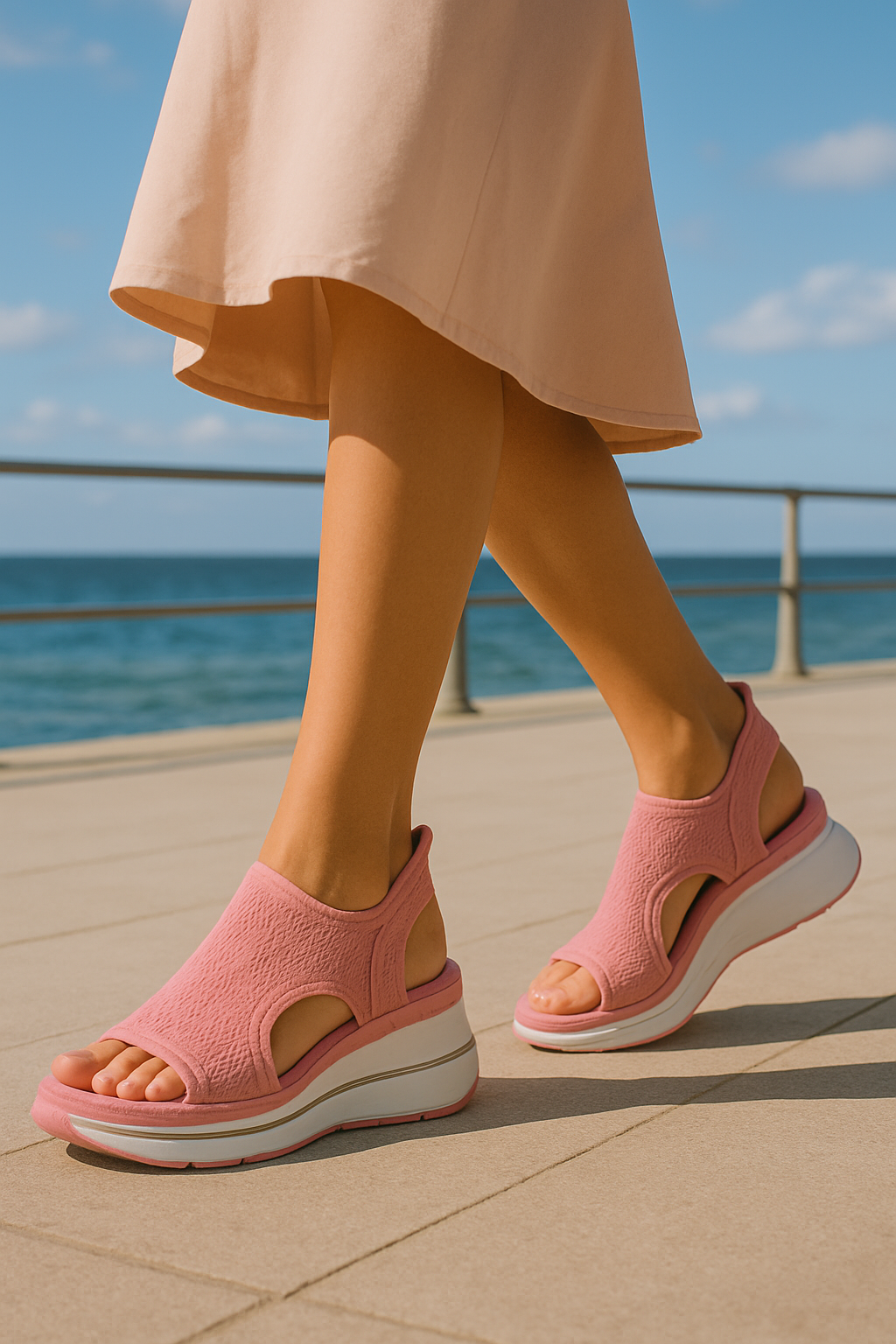 Sandali estivi ortopedici soletta con trattamento Vit C - Softstep