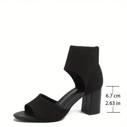 Sandali eleganti con tacco 6,7cm - Soletta memory foam ortopedica - July